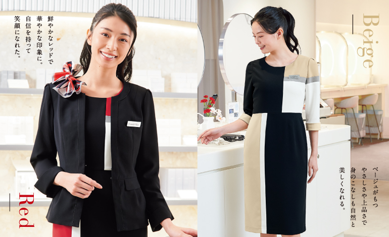 クトーン CounterBiz 事務服 バックサテンアムンゼン  コーデ画像