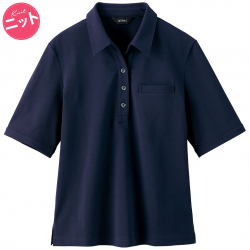 事務服ピエレディース半袖ポロシャツ