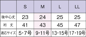 サイズ表