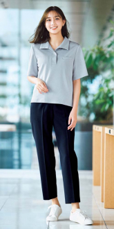 事務服ボンマックスオーバーブラウス+パンツ