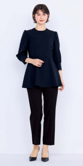 事務服ボンマックスオーバーブラウス+パンツ