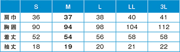 サイズ表