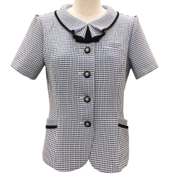 事務服セロリーオーバーブラウス