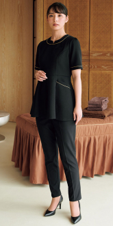 事務服アンジョアオーバーブラウス+パンツ