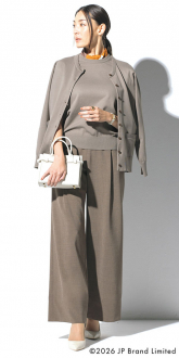 事務服セロリーオーバーブラウス+パンツ