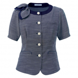 事務服カーシーカシマオーバーブラウス