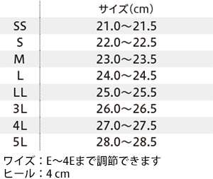 サイズ表