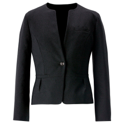 事務服カーシーカシマノーカラージャケット