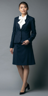 事務服セロリージャケット+マーメイドスカート(オフィススーツ)