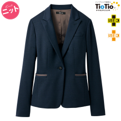 事務服セロリージャケット（内ポケット付）