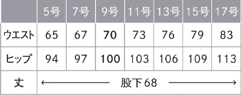サイズ表