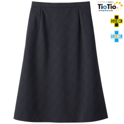 事務服セロリーAラインスカート（57cm丈）／ゴムゴムウエスト