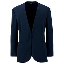 メンズノーカラージャケット