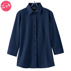 事務服ピエ七分袖ブラウス
