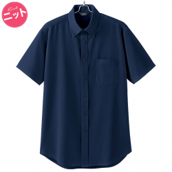 メンズ半袖ボタンダウンシャツ