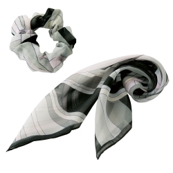 スカーフ＆シュシュ（53×53cm）