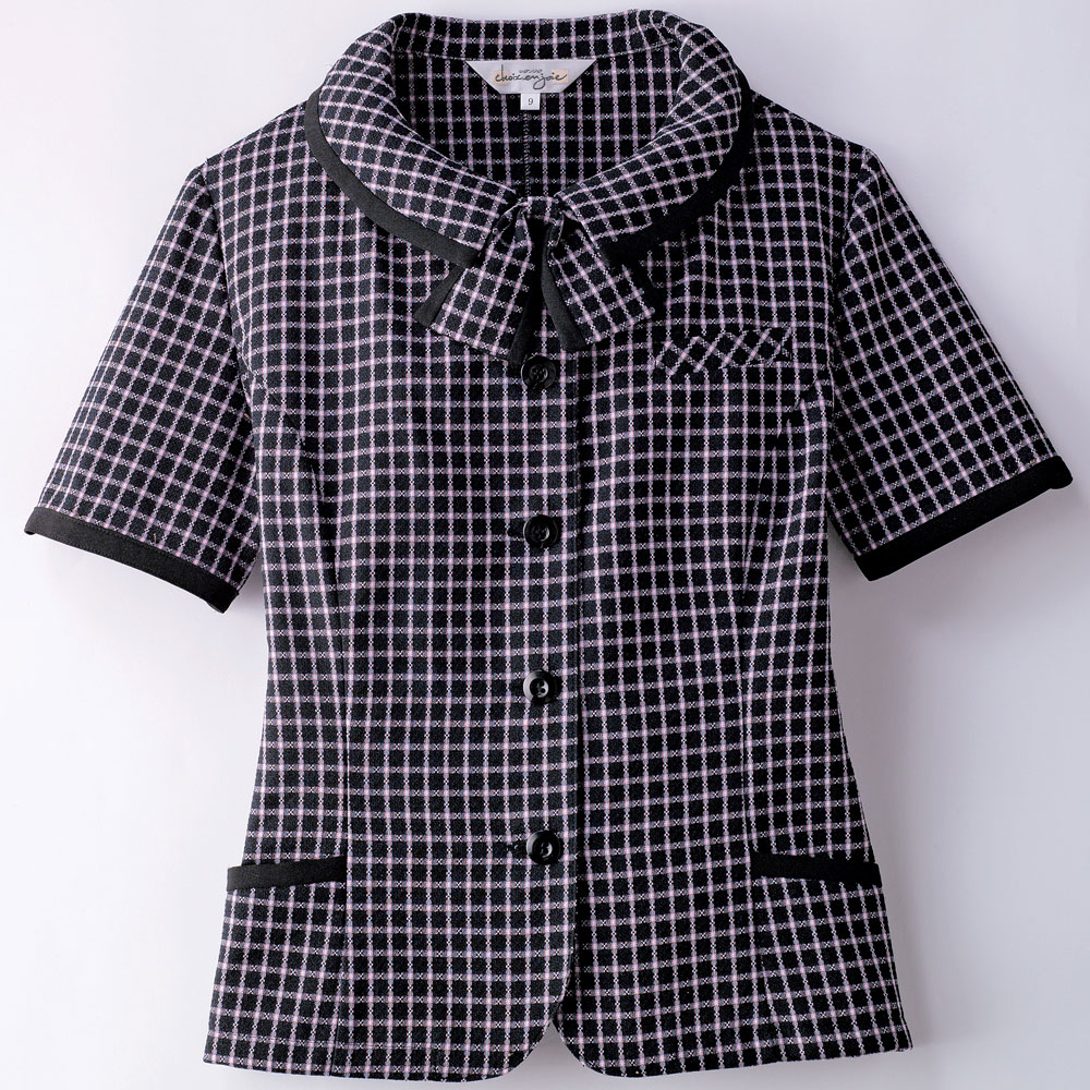 事務服 半袖オーバーブラウス アンジョア の通販 事務コレ