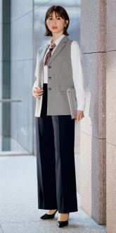 事務服ボンマックスベスト+パンツ(ベストスーツ)