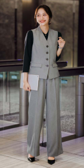 事務服ボンマックスベスト+パンツ(ベストスーツ)