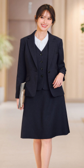 事務服ボンマックスジャケット+Aラインスカート(オフィススーツ)