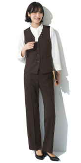 事務服カーシーカシマベスト+パンツ(ベストスーツ)