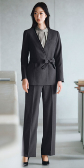 事務服カーシーカシマジャケット+パンツ(オフィススーツ)