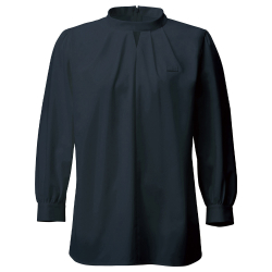 事務服カーシーカシマスタンドカラーブラウス（八分袖）