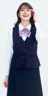 事務服カーシーカシマベスト+フレアースカート(ベストスーツ)