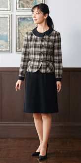 事務服アンジョアオーバーブラウス+キュロット