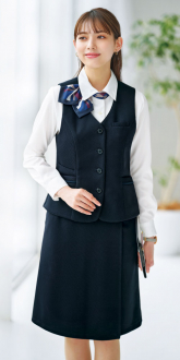 事務服グロウベスト+キュロット(ベストスーツ)
