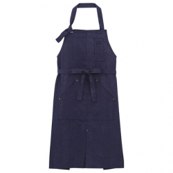 事務服ボンマックス胸当てエプロン