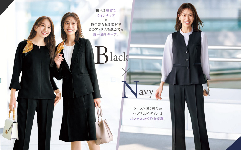 カーシーenjoy事務服グロッシーシャドーコーデ画像