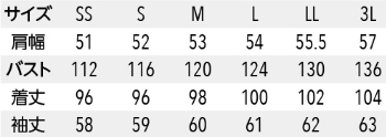 サイズ表