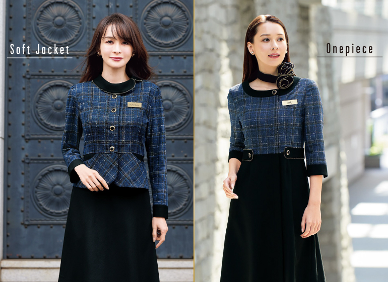 アンジョア enjoie事務服 ロワール コーデ画像