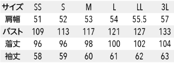 サイズ表
