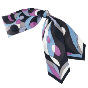 スカーフの結び方 vol.2 コーラルピンクやアクアブルーなど4色展開のスカーフ