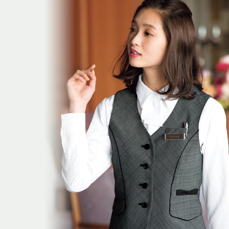 FV35890 ベスト フォーク 事務服