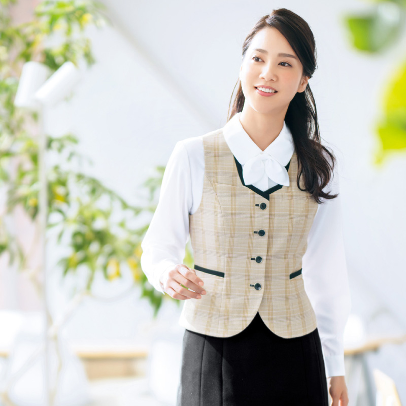 事務服 HCV8450 ベスト ピエ