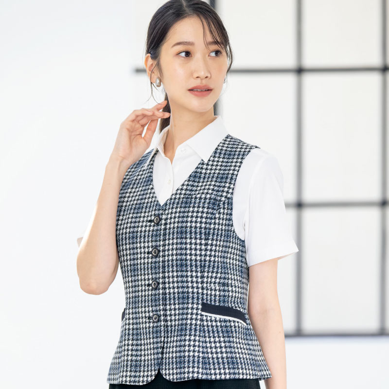 事務服 S-04562 セロリー ベスト