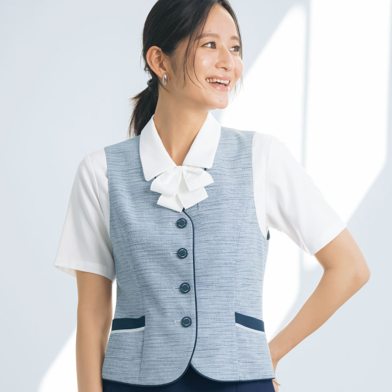 事務服 S-04210 セロリー ベスト
