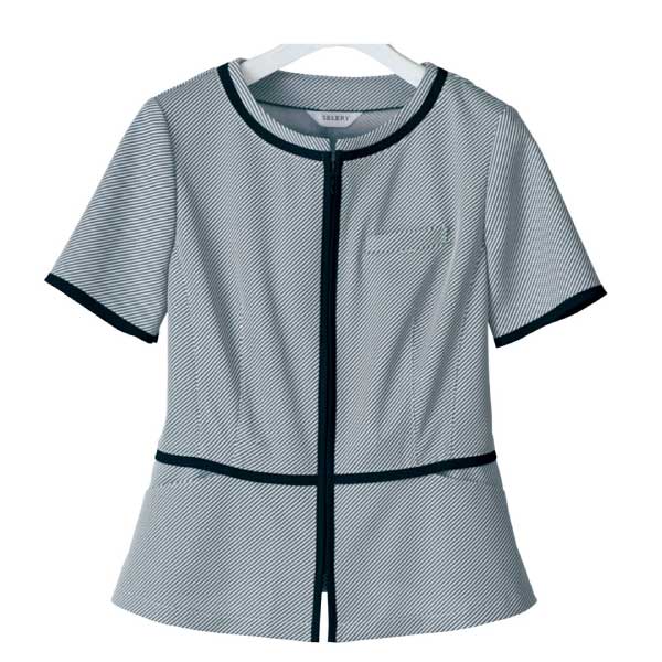 事務服 S-50530 オーバーブラウス フォーク