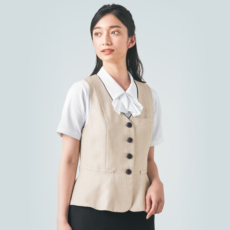 事務服 ESV705 ベスト カーシーカシマ