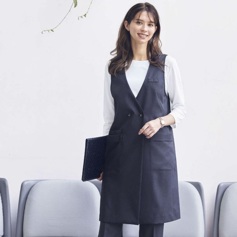 洗練されたデザインの事務服 BCO5708 ボンマックス