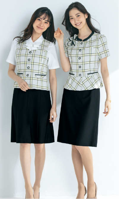 清潔加工 コーデ03 事務服
