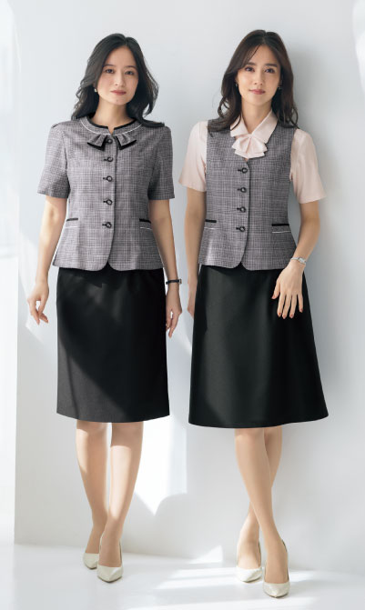 清潔加工 コーデ01 事務服