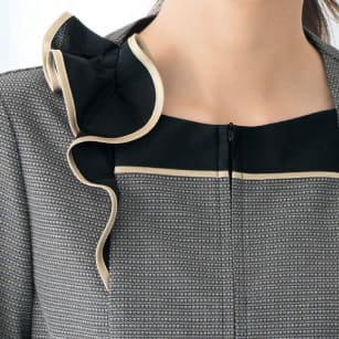 S-51570 七分袖オーバーブラウス 事務服