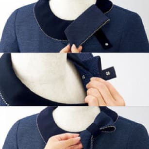 26505 七分袖オーバーブラウス 事務服