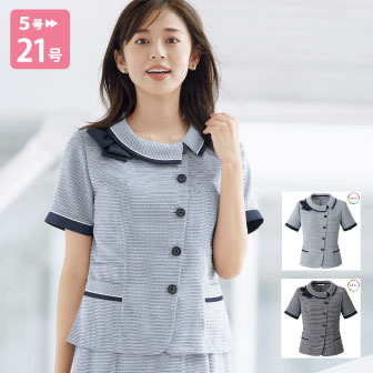 AJ0849 オーバーブラウス 事務服