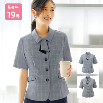 ESA1029 オーバーブラウス 事務服