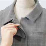 ESA1029 オーバーブラウス 事務服
